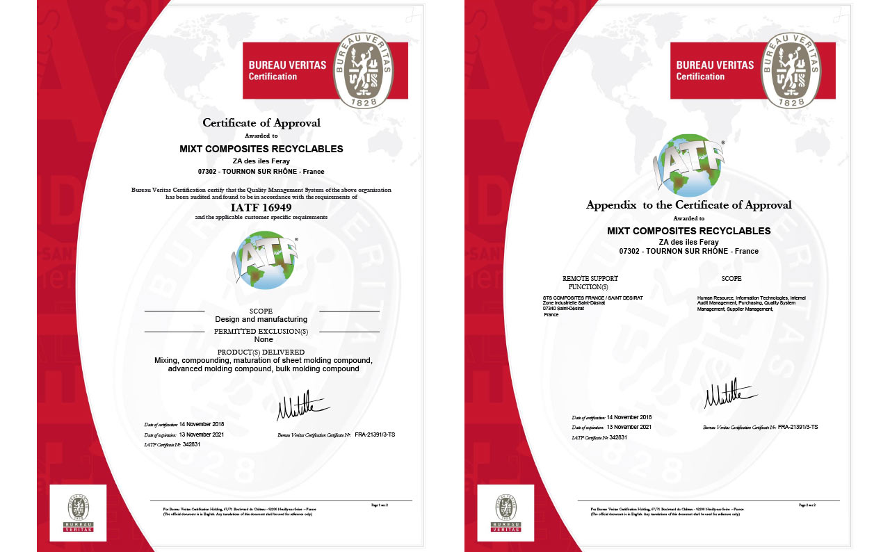 Certifications